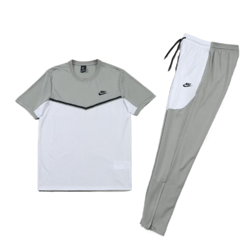 KIT CAMISA E CALÇA NIKE CINZA