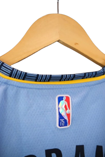 REGATA NBA MEMPHIS GRIZZLIES STATEMENT EDIÇÃO 75 ANOS JA MORANT AZUL