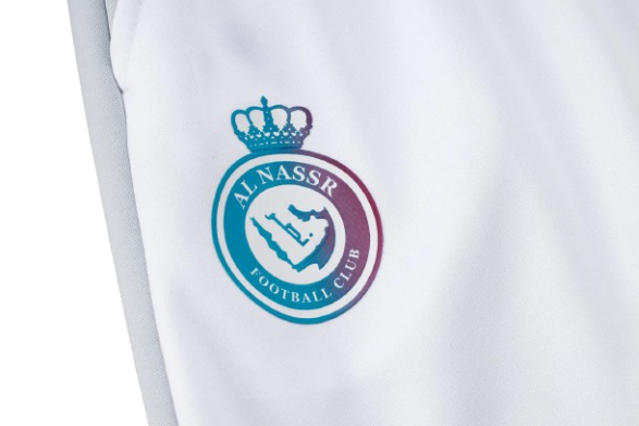 CONJUNTO JAQUETA BRANCA + CALÇA MOLETOM AL NASSAR 2023/24