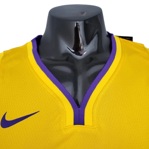 CAMISA BASQUETE NBA REGATA LOS ANGELES LAKERS MASCULINA - AMARELA