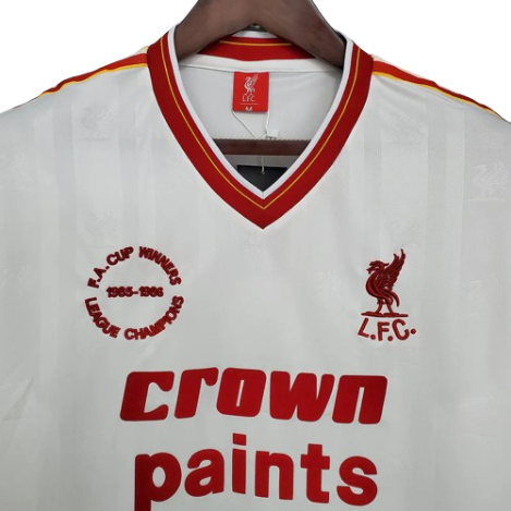 CAMISA LIVERPOOL RETRÔ 1985/1986 BRANCA