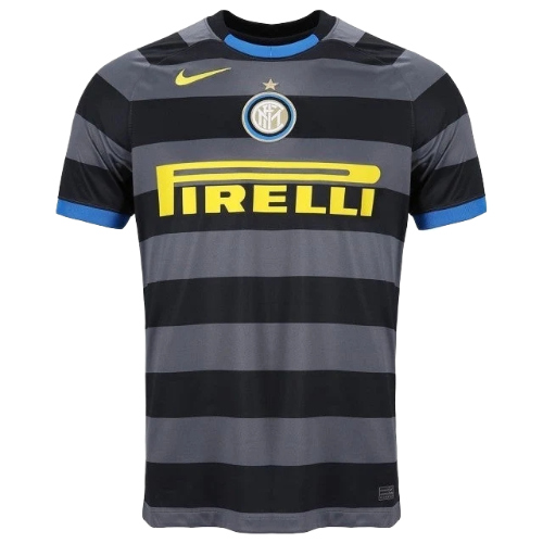 CAMISA INTER DE MILÃO III 20/21  - PRETO LISTRADO