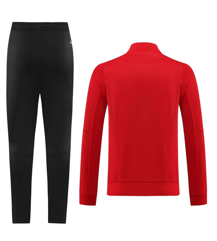 CONJUNTO TREINO FLAMENGO JAQUETA+CALÇA - VERMELHO/PRETO 2023/24