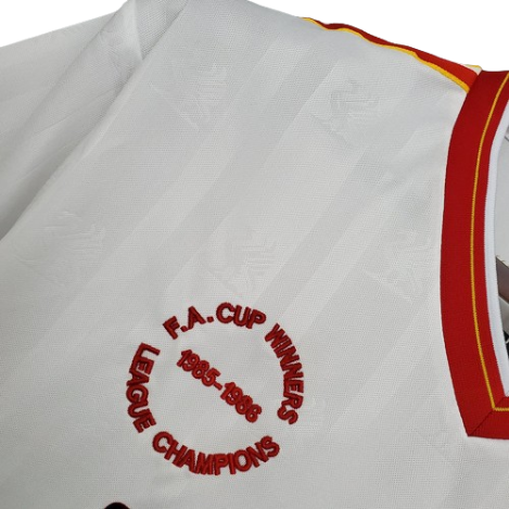 CAMISA LIVERPOOL RETRÔ 1985/1986 BRANCA