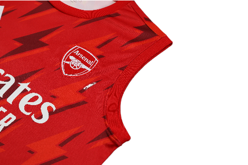 CONJUNTO TREINO ARSENAL REGATA+SHORT - VERMELHO 2022/23