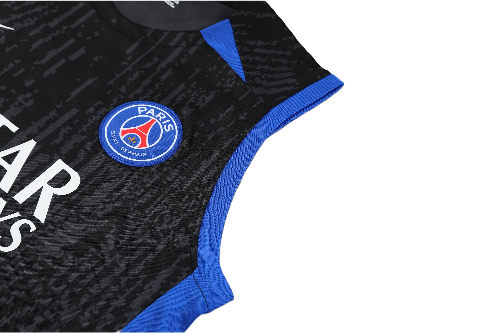 CONJUNTO TREINO PSG REGATA+SHORT - PRETO 2022/23