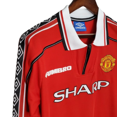 CAMISA MANGA LONGA MANCHESTER UNITED RETRO I - 1998/99